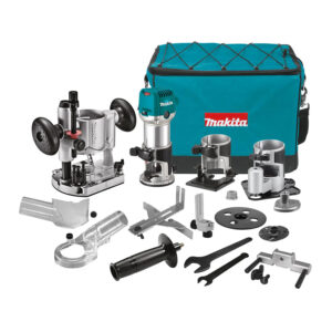 Makita RT0702CX3 Palm Router / Trimmer Kit + Attachments 1/4" 710W