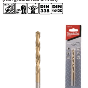 Makita HSS-TiN Metal Drill Bit (Blister Pack)