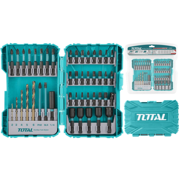 Total TACSDL24502 45pcs Impact Screwdriver Bit Set
