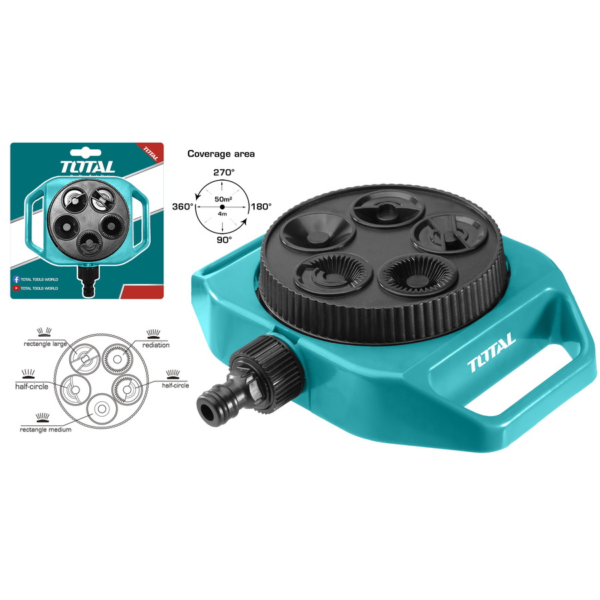 Total THPS63022 Plastic Turrent Sprinkler 3/4"