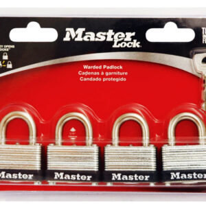 MasterLock Laminated Warded Padlock 4pcs (Key Alike)
