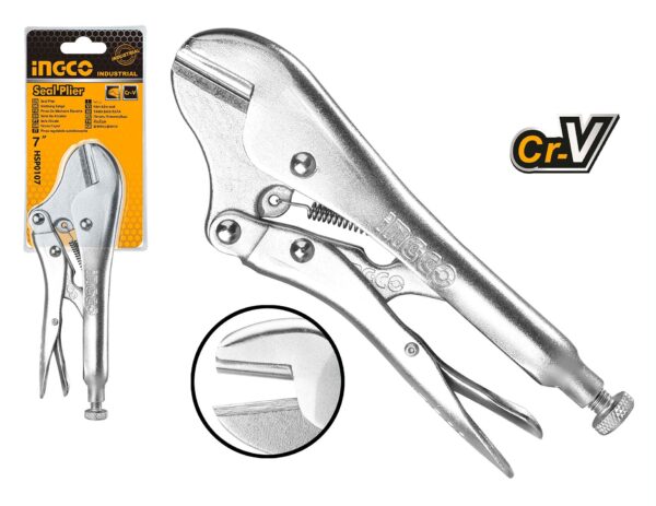 Ingco HSP0107 Vise Grip Seal Pliers 7"