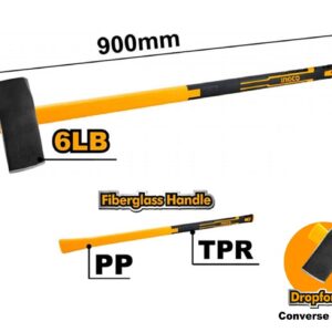 Ingco HSPM02068D Wood Splitting Wedge Maul Hammer / Axe