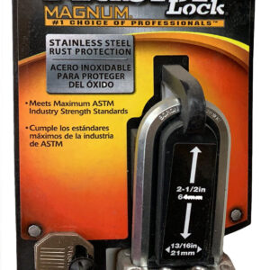 MasterLock Magnum? Laminated Steel Padlock (Long Shackle)