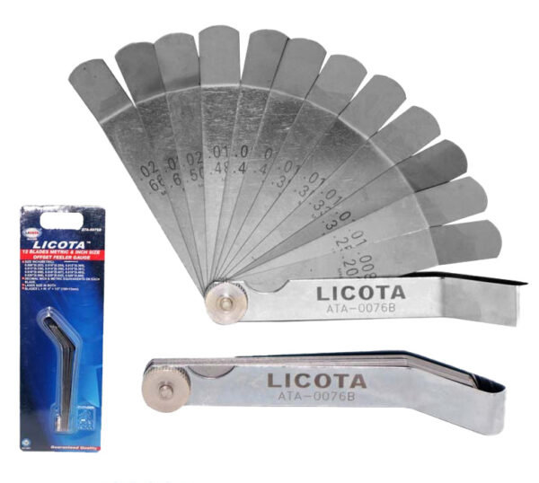 Licota ATA-0076B Feeler Gauge / Gage Offset Type