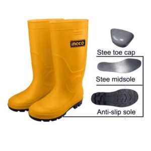 Ingco SSH092S1P Rain Boots PVC/ Nitrile with Steel Toe (Bota)
