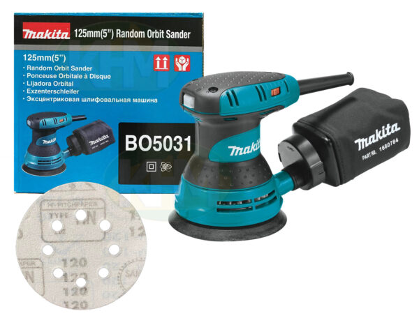 Makita BO5031 Random Orbit Sander 5" 300W