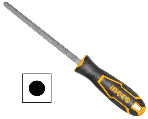 Ingco HSRF088 Round Steel File