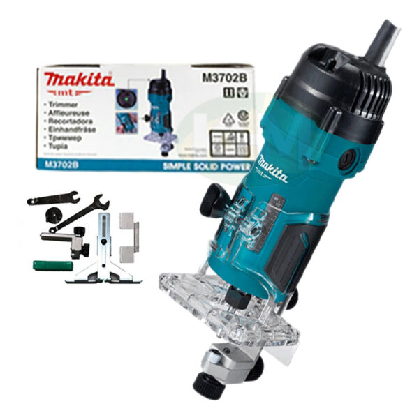 Makita MT M3702B Palm Router 1/4" 530W (Soft Start)