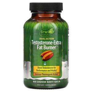 IRWIN TESTOSTERONE-EXTRA FAT BURNER *60 SOFT-GELS