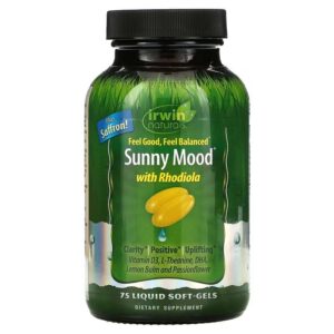 IRWIN SUNNY MOOD WITH RHODIOLA*75 SOFT-GELS