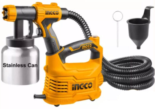 Ingco SPG5008-2 Electric Paint Spray Gun 500W Steel Can