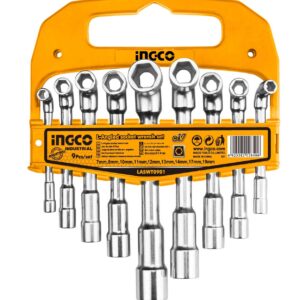 Ingco LASWT0901 9pcs L-Angle Socket Wrench Set