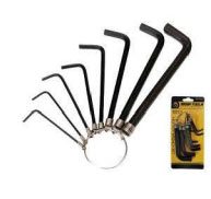 Megatools Hex Key Wrench Set