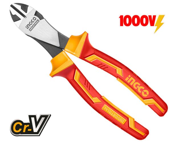 Ingco Insulated Heavy Duty Diagonal Cutting Pliers 1000V (Polish)