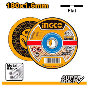 Ingco MCD161801 Cut Off Wheel 7" for Metal (180 x 1.6mm)