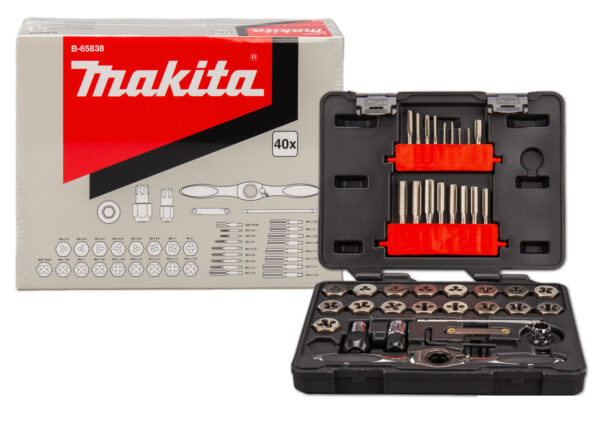 Makita B-65838 40pcs. Ratcheting Tap & Die Set