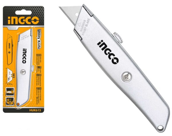 Ingco HUK615 Utility Cutter Knife