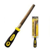 Megatools Half-Round High Carbon Steel File w/ PVC Handle