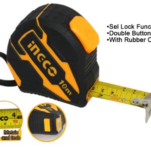 Ingco Steel Tape Measure (Auto Lock / Self Lock)