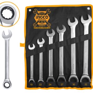 Ingco Ratchet Spanner / Ratcheting Wrench Set