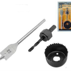 Megatools MHS03 3pcs Hole Saw Bit Set (Door Lock Installation Kit)