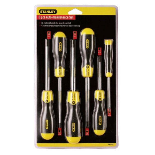 Stanley 65-156 6pcs Torx Screwdriver Set (Cushion Grip)