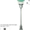 Flow meter insertion type-VA 550 – Flow sensor for installation in existing compressed air or gas line of 3/4″ to DN 1000 - Available On Request, Prices in Dollars