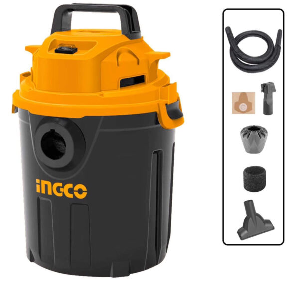 Ingco VC10101 Wet & Dry Vacuum Cleaner 1000W 10 Liters