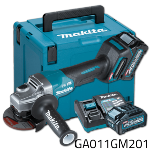 Makita GA011GM201 40V Cordless Brushless Angle Grinder (XGT-Series)