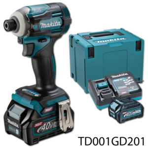 Makita TD001GD201 Cordless Impact Driver 220Nm 40V XGT [Kit]
