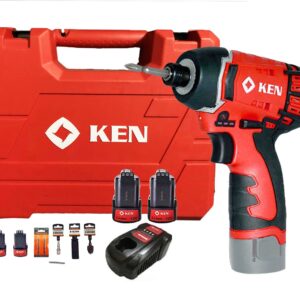Ken BL6412D 12V Cordless Impact Driver Set