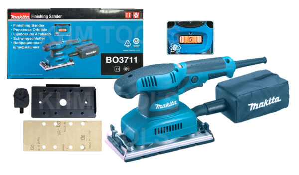 Makita BO3711 Finishing Sander (Variable Speed) 180W