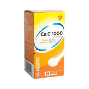 Ca - C 1000 Orange 10  Effervescent Tablets