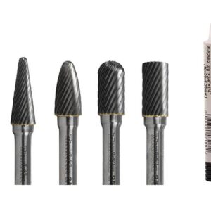 Makita Tungsten Carbide Burrs (1/4" Shank)