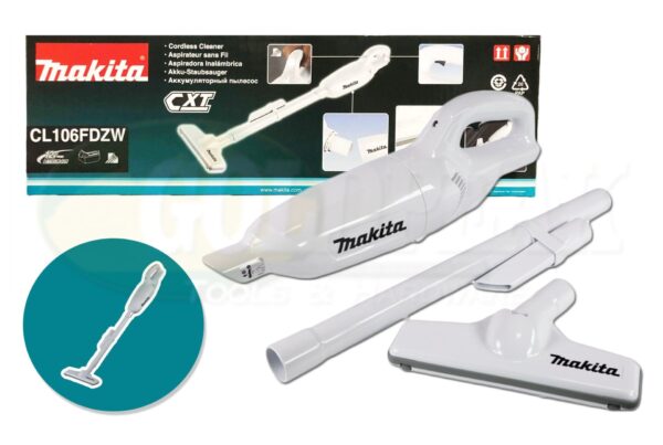 Makita CL106FDZW 12V Cordless Vacuum Cleaner (CXT-Series) [Bare]