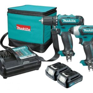 Makita CLX201 12V Combo Kit [CXT-Series] (Cordless Impact Driver + Drill)