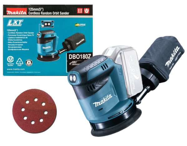 Makita DBO180Z 18V Cordless Random Orbit Sander (LXT-Series) [Bare]