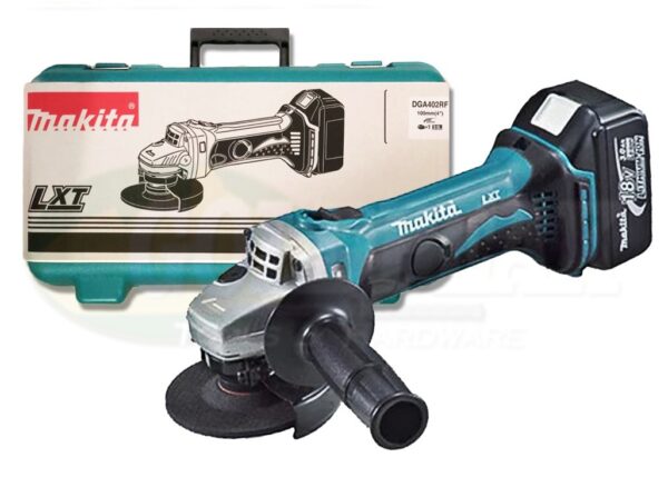 Makita DGA402RF 18V Cordless Angle Grinder (LXT-Series) [Kit]