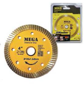 Megatools DIAM4M Diamond Cut Off Wheel 4"
