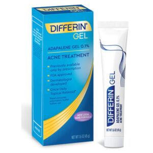 Differin Adapalene Gel 0.1% Acne Treatment,15g