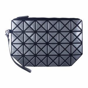 Elsaspro Grey Geometric Makeup Purse