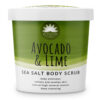 Elysium Sea Salt Body Scrub Avocado & Lime