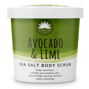 Elysium Sea Salt Body Scrub Avocado & Lime