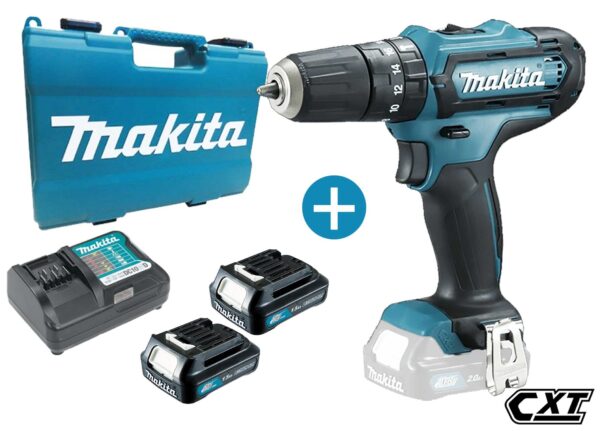 Makita HP331DWYE 12V Cordless Hammer Drill - Driver (CXT-Series)