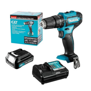 Makita HP333DWYX3 12V Cordless Hammer Drill 10mm (CXT) [Kit]