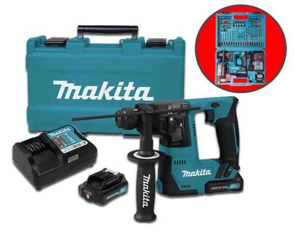 Makita HR140DWYE1 12V Cordless SDS-plus Rotary Hammer (CTX-Series)