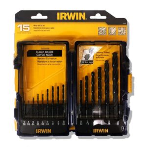 Irwin 314015 Black Oxide Metal Drill Bit Set (15pcs)