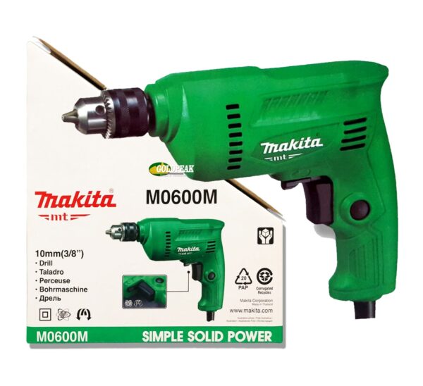Makita MT M0600M Hand Drill 3/8" 350W