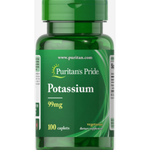 Puritan's Pride Potassium 99mg 100 cAPLETS